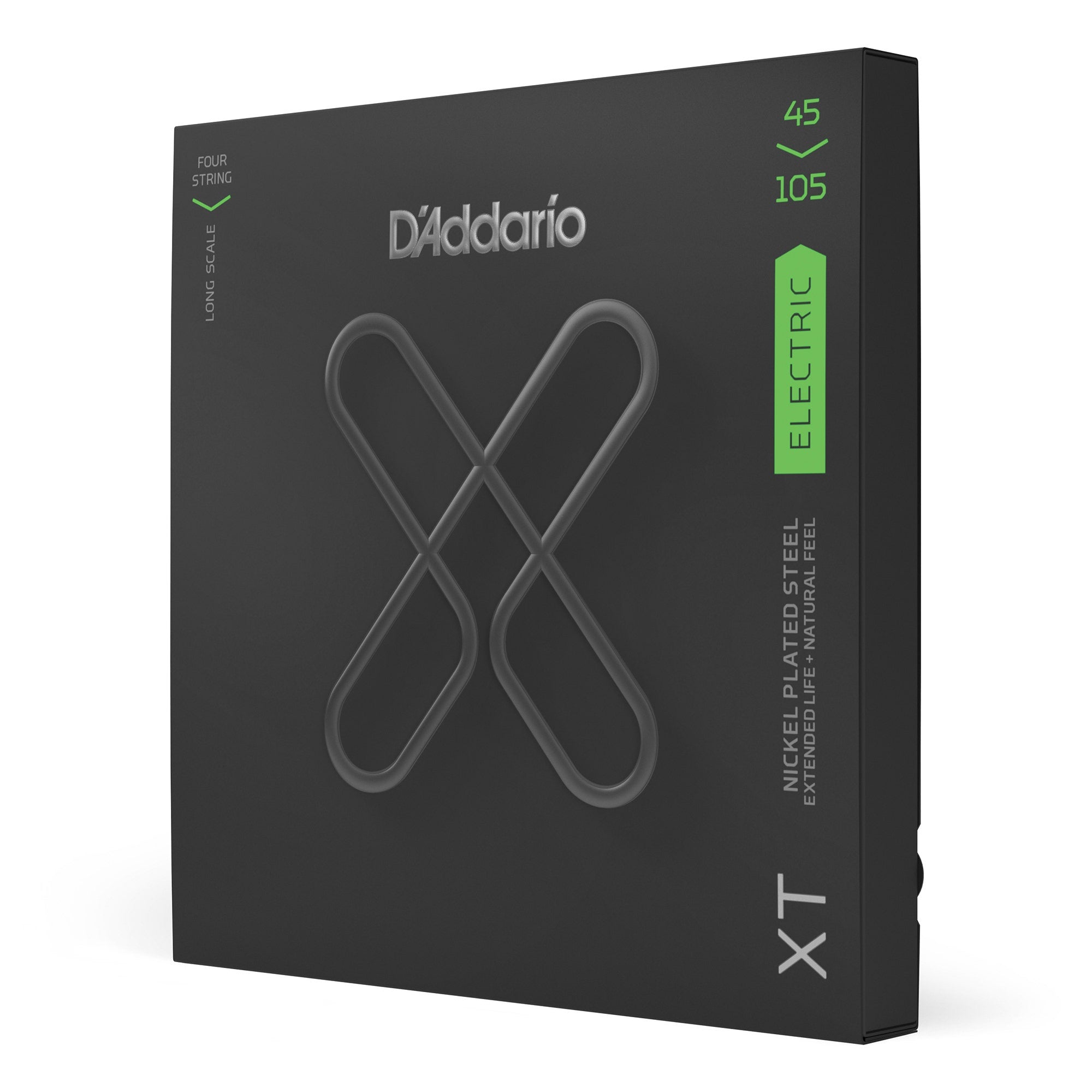 D'Addario XTB45105 XT Series Bass Guitar Strings, Long Scale, 45-105