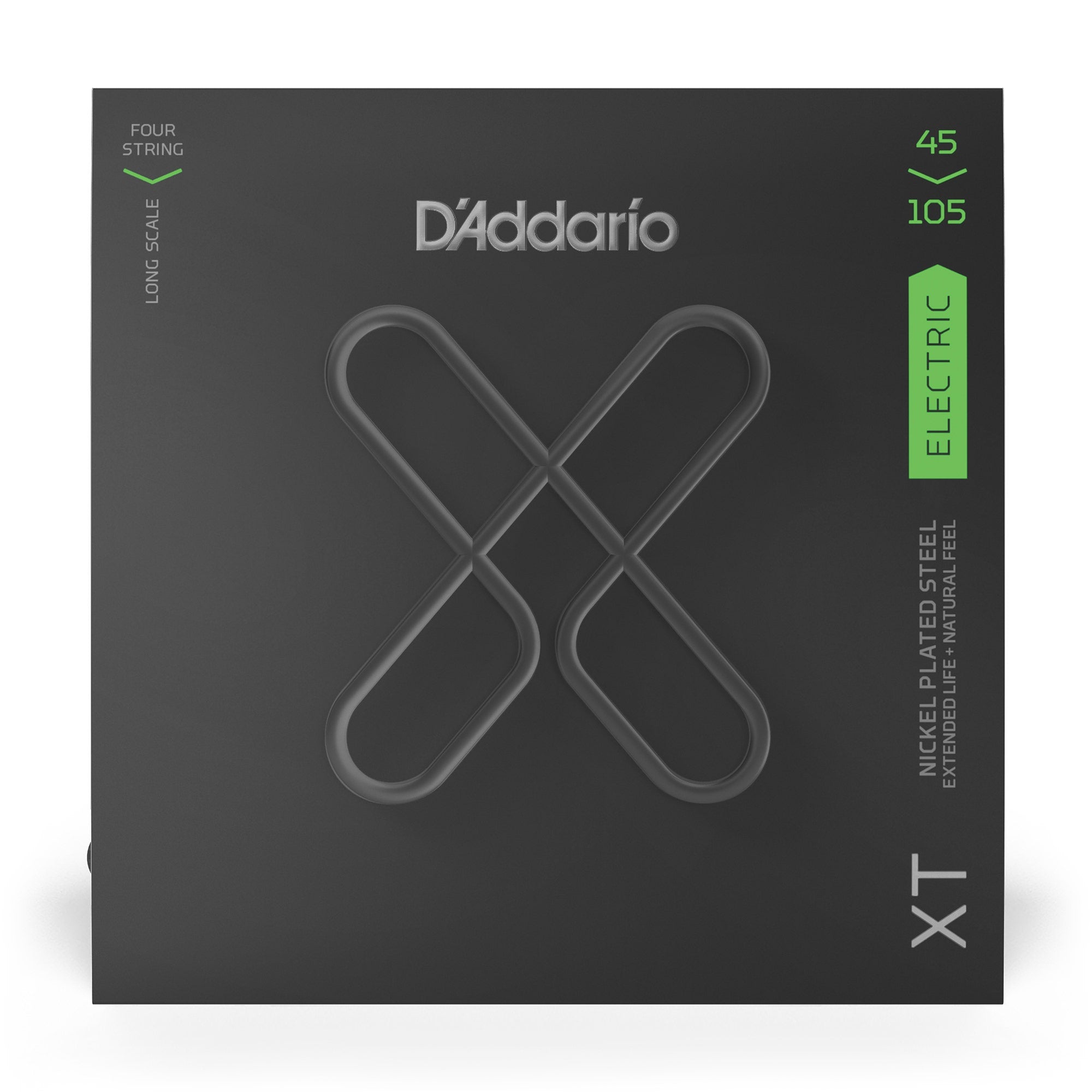 D'Addario XTB45105 XT Series Bass Guitar Strings, Long Scale, 45-105