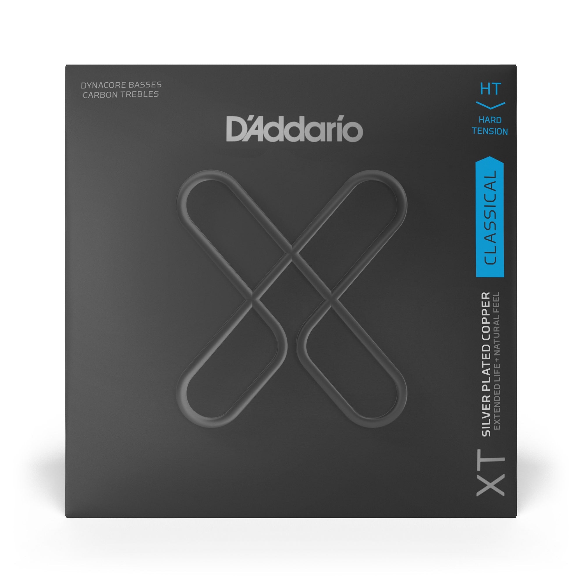 D'Addario XTC46FF XT Dynacore Carbon Classical Guitar Strings, Hard Tension