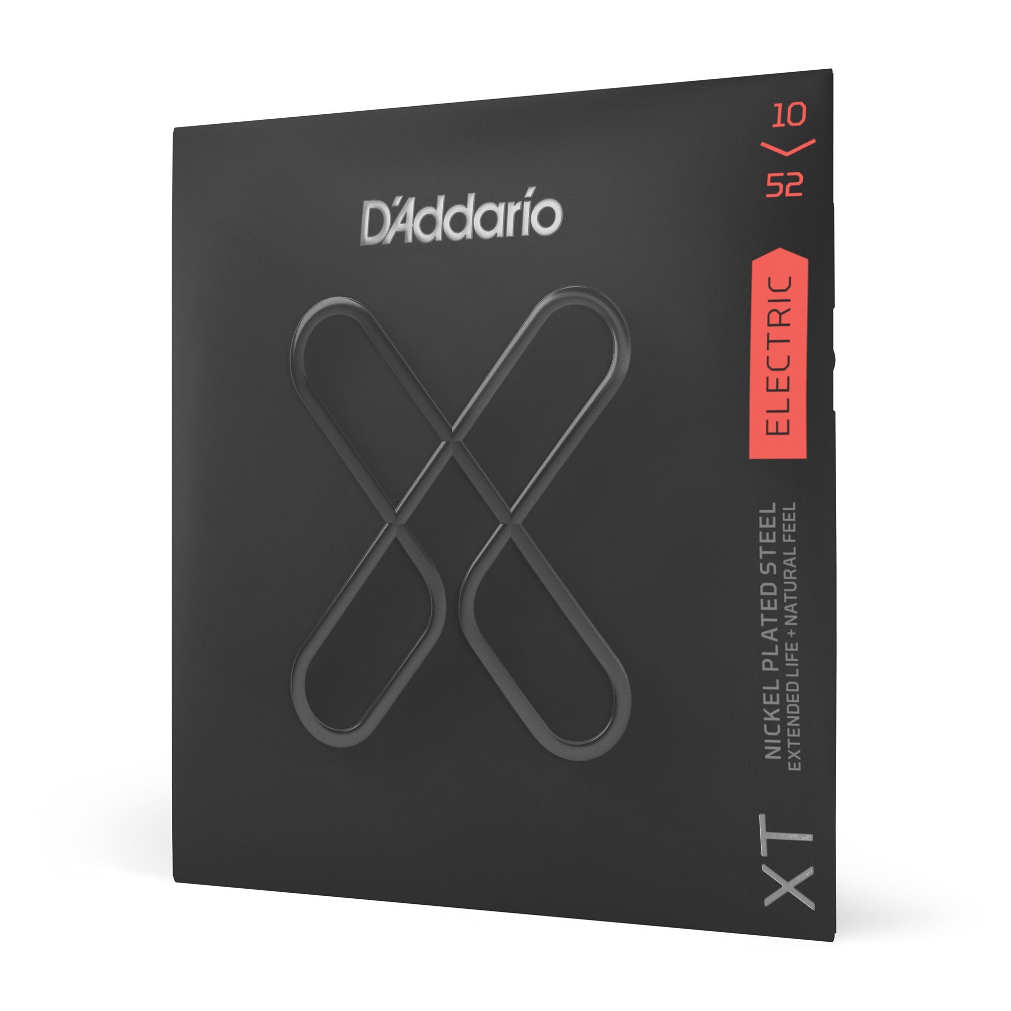 D'Addario XTE1052 XT Series Electric Guitar Strings, Nickel, 10-52