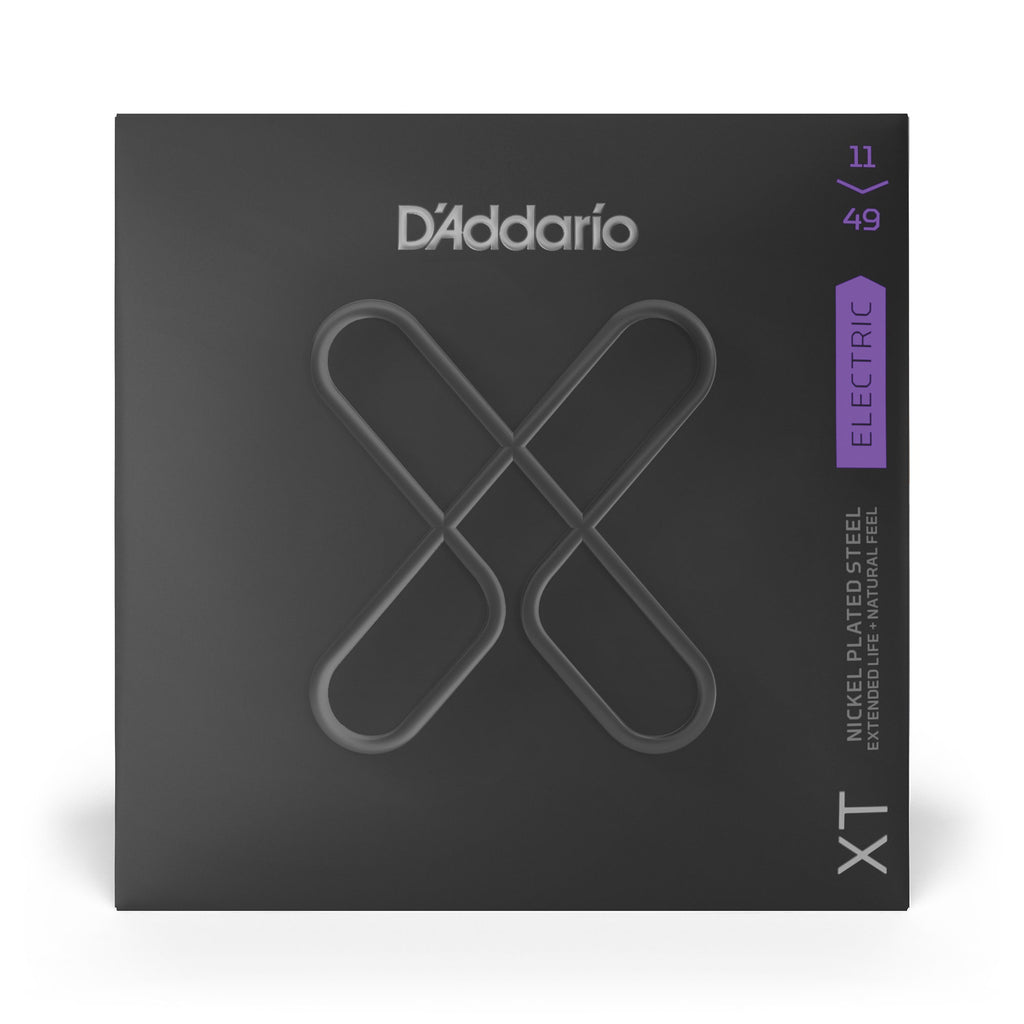 D'Addario XTE1149 XT Series Electric Guitar Strings, Nickel, 11-49