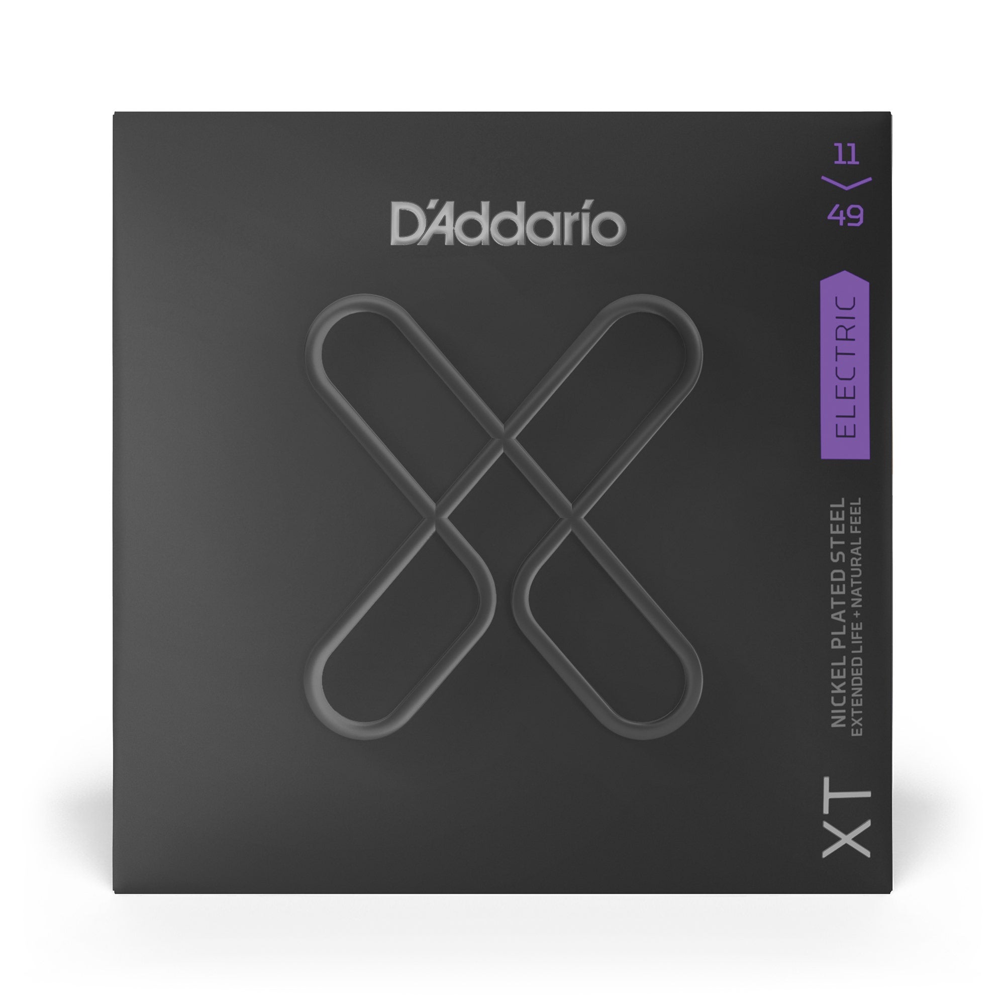 D'Addario XTE1149 XT Series Electric Guitar Strings, Nickel, 11-49