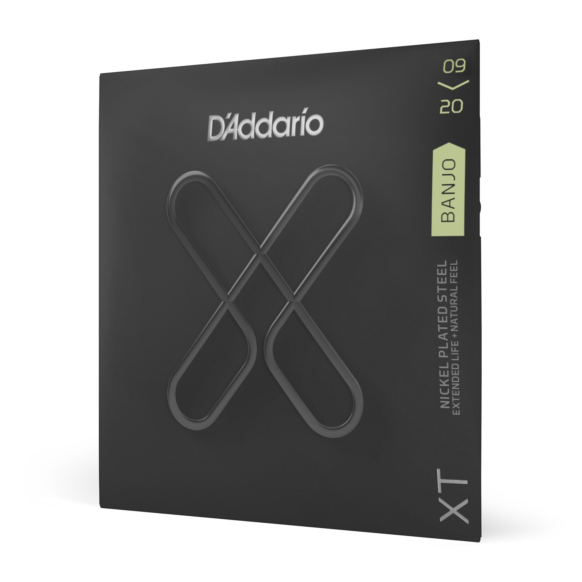 D'Addario XTJ0920 XT Series Banjo Strings, Nickel Plated Steel, 09-20