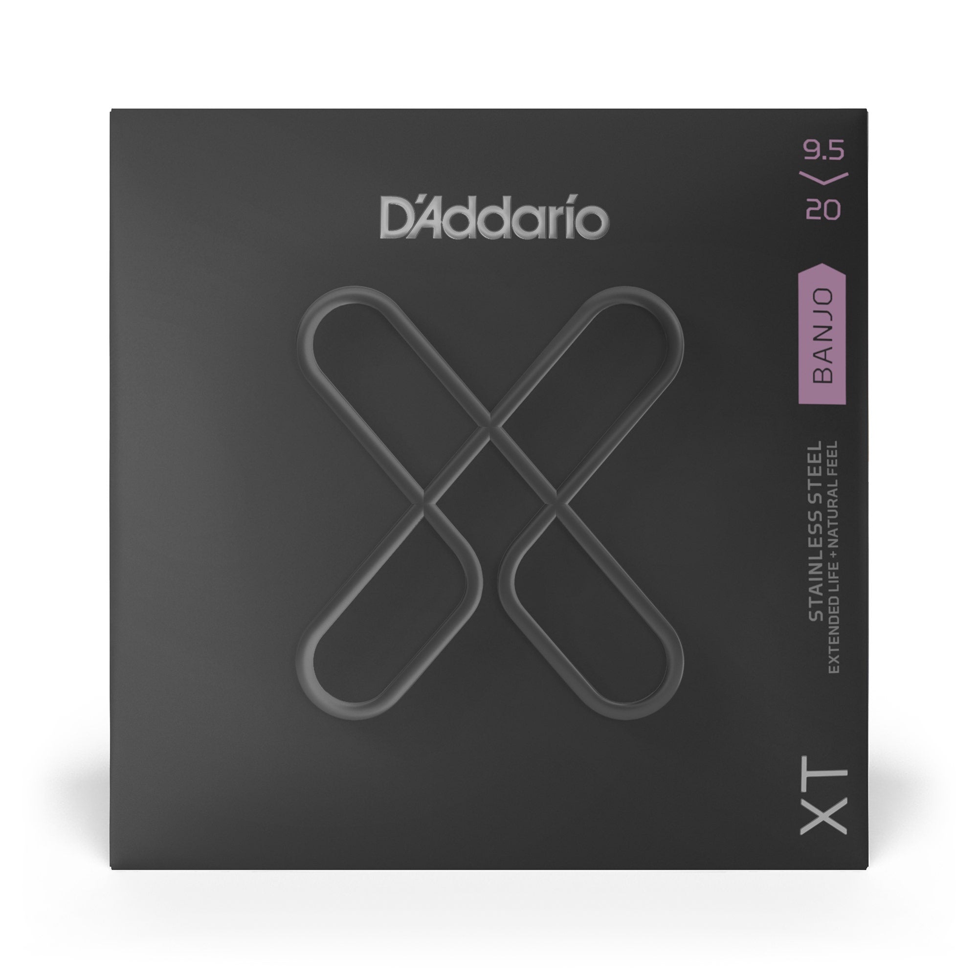 D'Addario XTJ09520 XT Series Banjo Strings, Nickel Plated Steel, 9.5-20