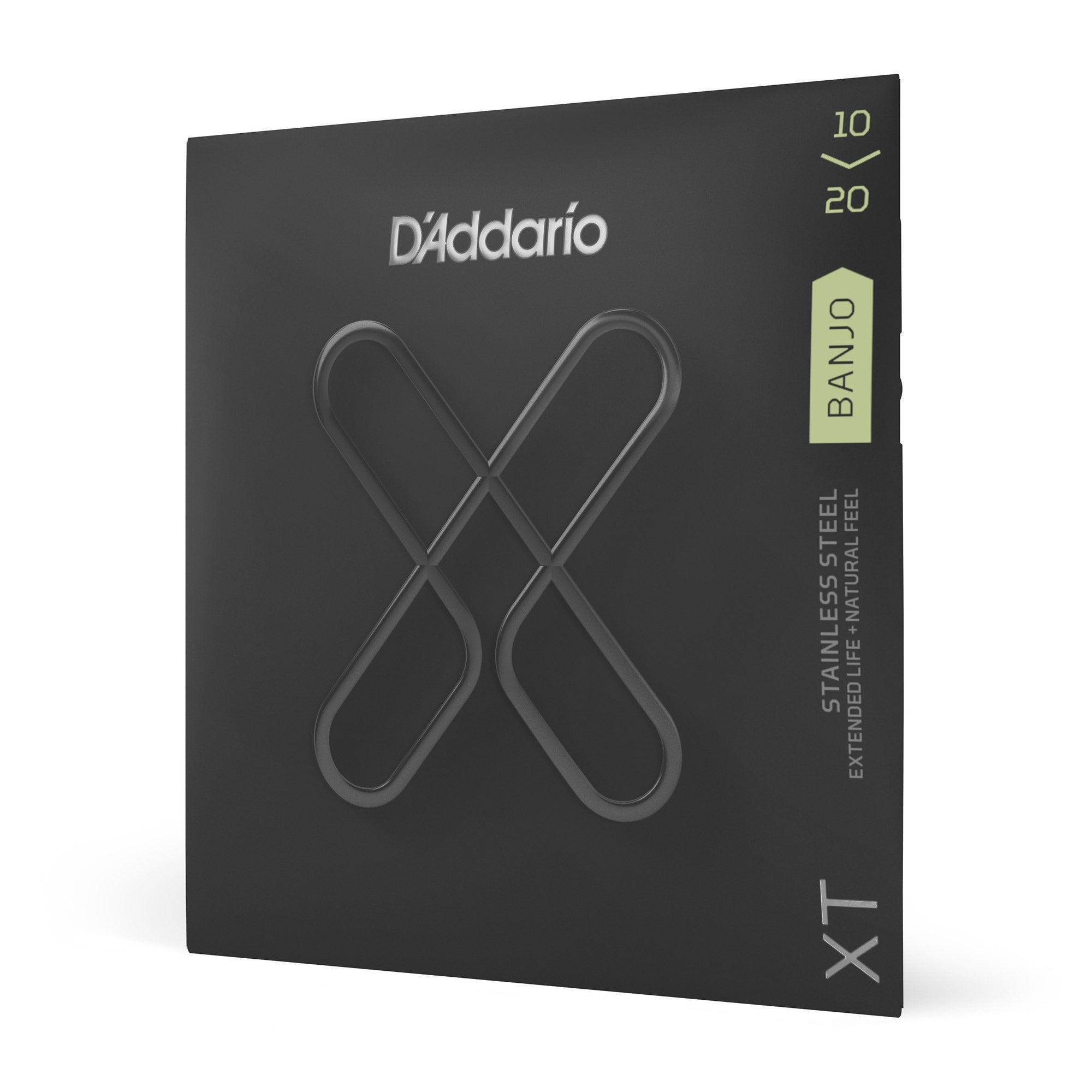 D'Addario XTJ1020 XT Series Banjo Strings, Nickel Plated Steel, 10-20