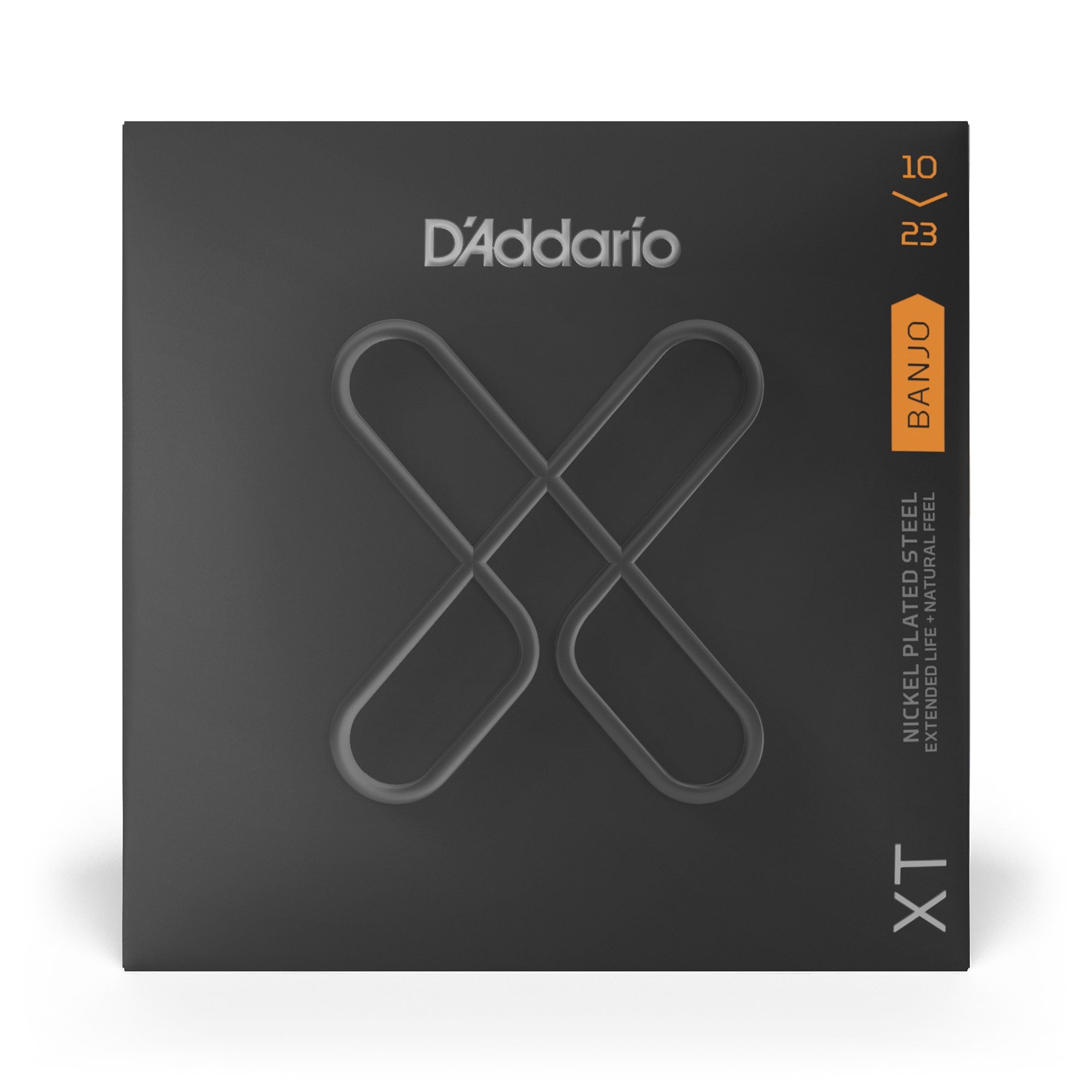 D'Addario XTJ1023 XT Series Banjo Strings, Nickel Plated Steel, 10-23