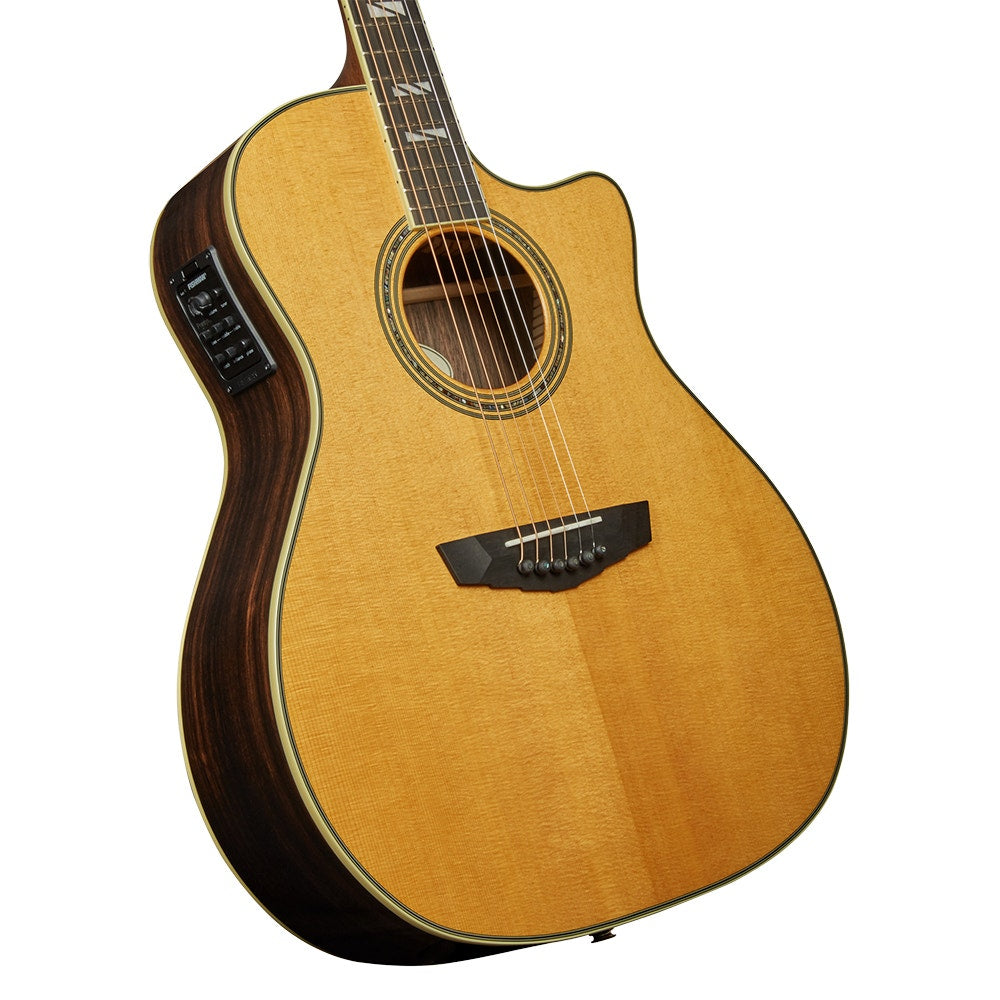 D'Angelico Guitars DAEG200VNATGP Excel Gramercy Acoustic Electric Guitar, Vintage Natural