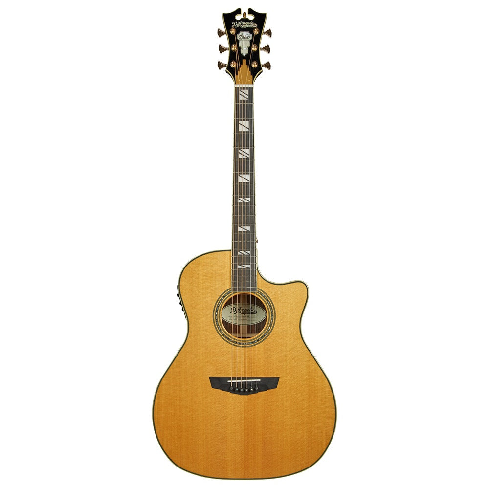 D'Angelico Guitars DAEG200VNATGP Excel Gramercy Acoustic Electric Guitar, Vintage Natural