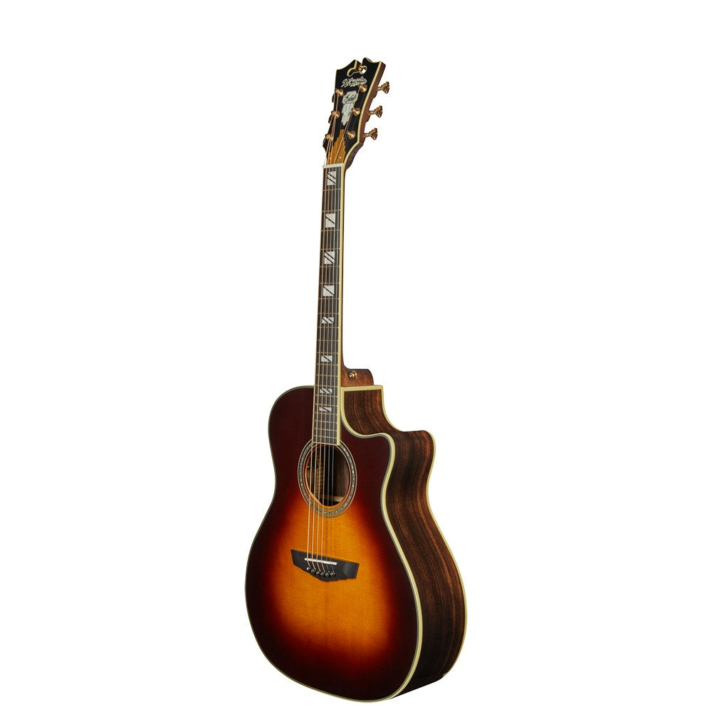 D'Angelico Guitars Excel Gramercy Acoustic Electric Guitar, Vintage Sunburst