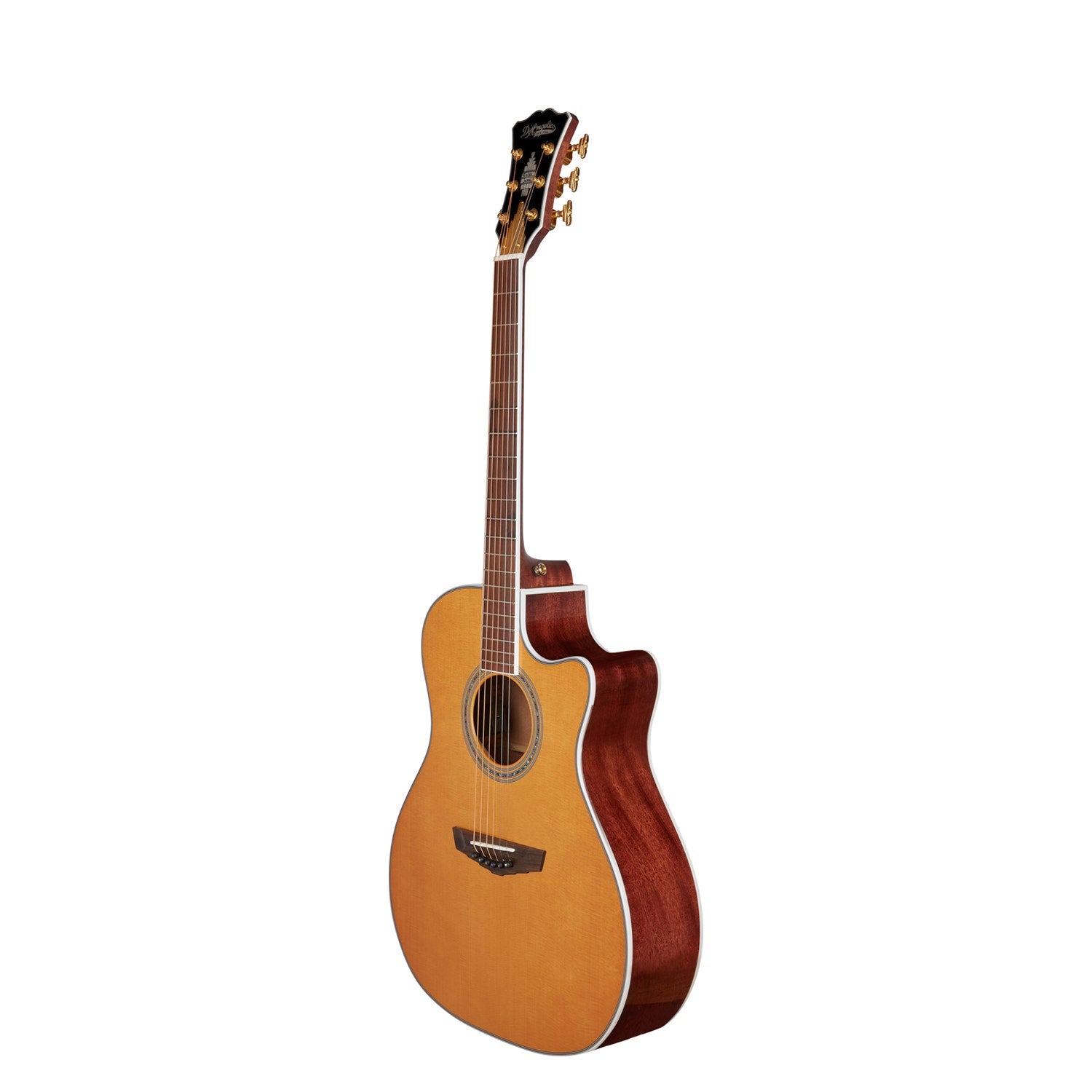 D'Angelico DAEG200XTVNATGP Excel Gramercy XT Acoustic Electric Guitar, Vintage Natural