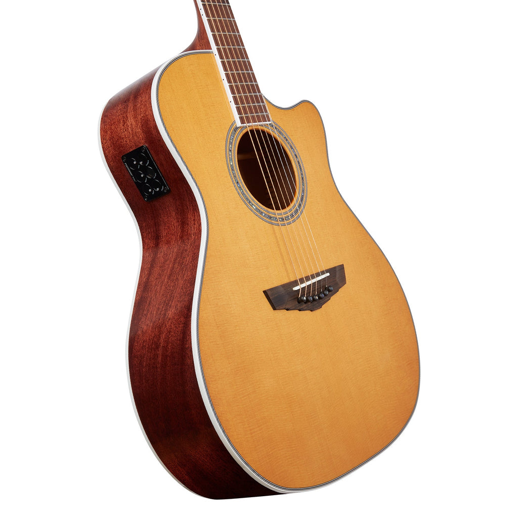 D'Angelico DAEG200XTVNATGP Excel Gramercy XT Acoustic Electric Guitar, Vintage Natural