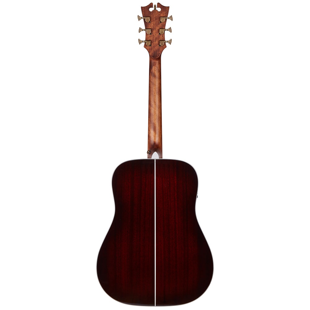 D'Angelico Guitars Premier Lexington Acoustic Electric Guitar, Ovangkol Fretboard, Trans Black Cherry Burst