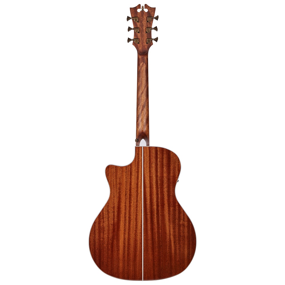 D'Angelico Guitars Premier Gramercy Acoustic Electric Guitar, Ovangkol Fretboard, Iced Tea Burst