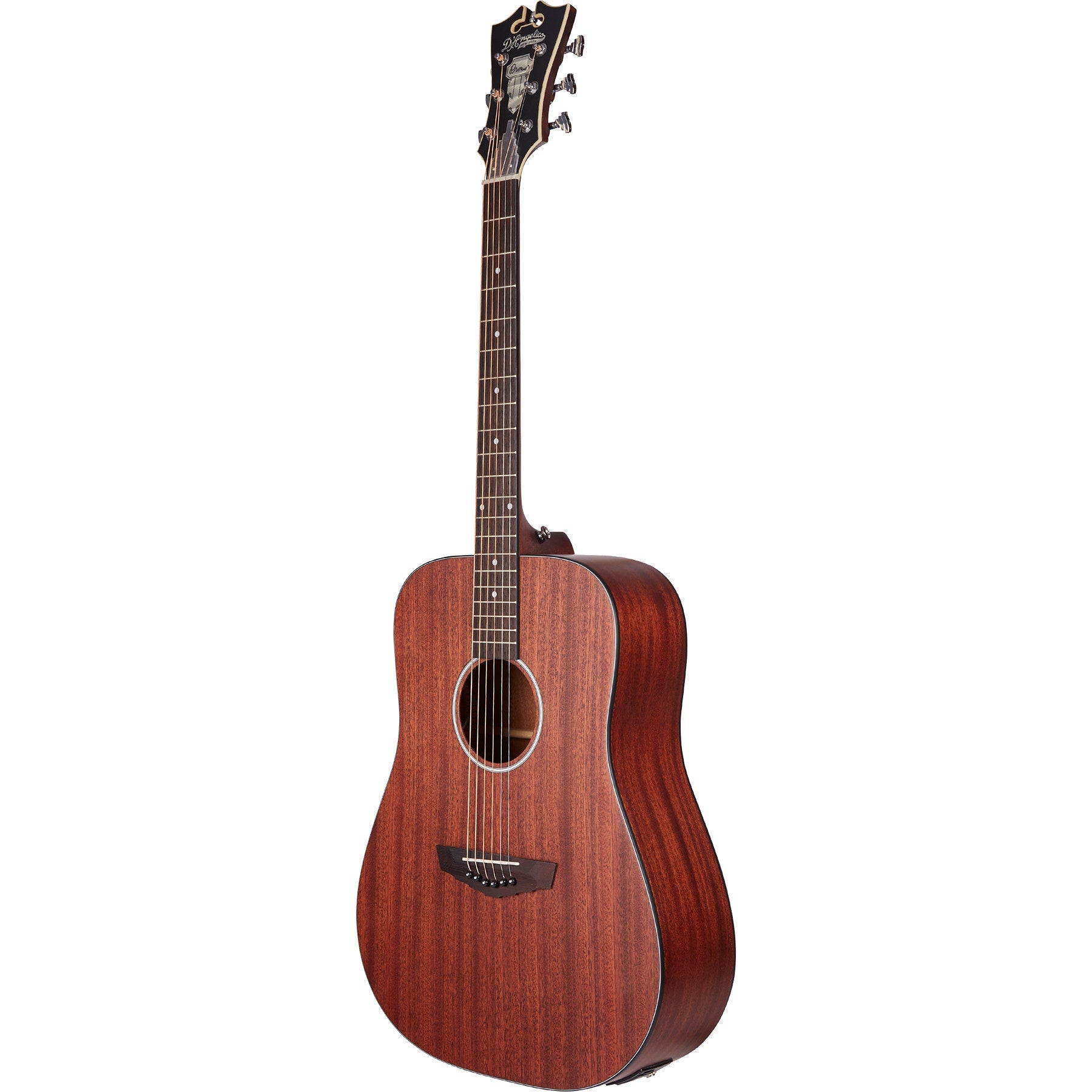 D'Angelico DAPLSD300MAHCP Premier Lexington LS Acoustic Electric Guitar, Mahogany