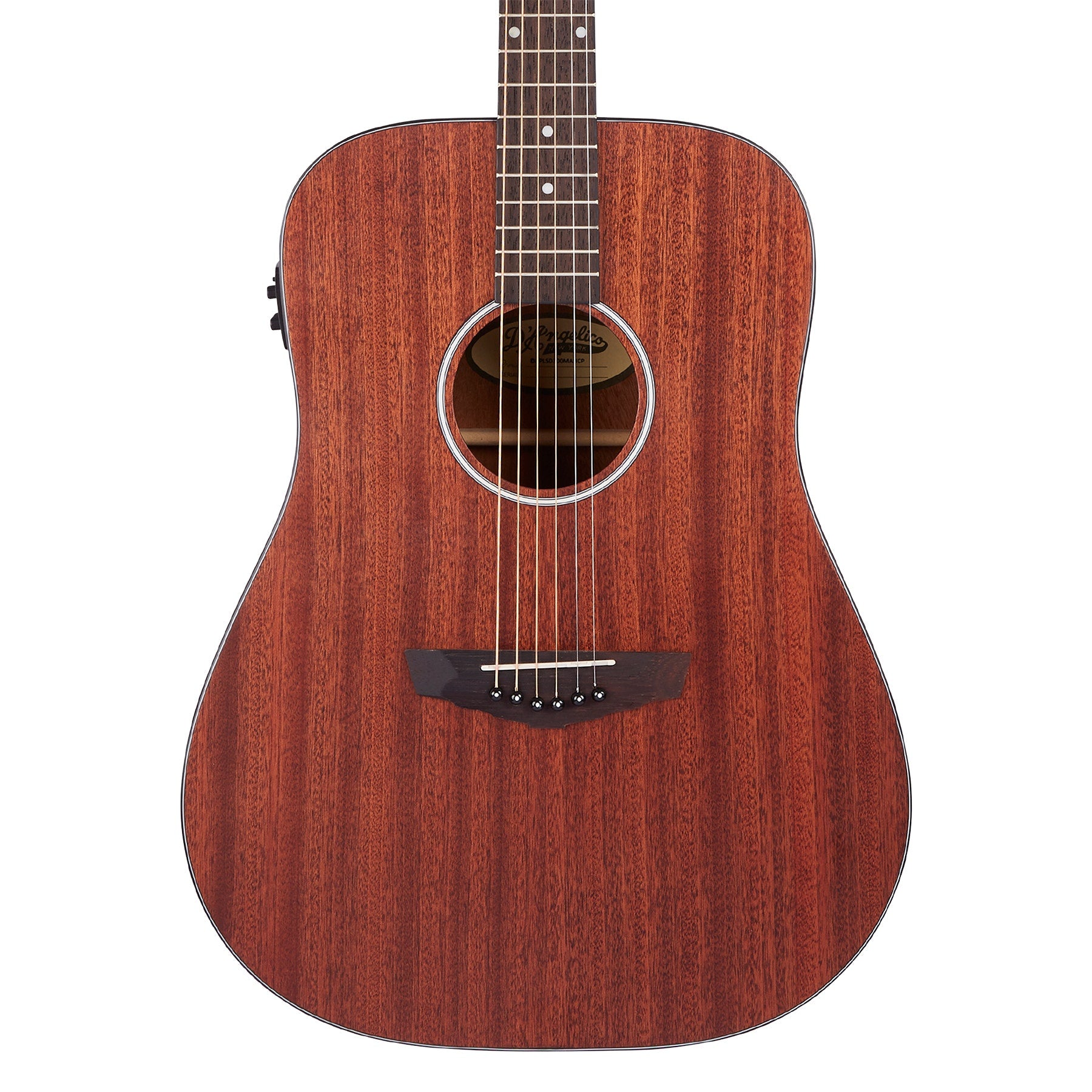 D'Angelico DAPLSD300MAHCP Premier Lexington LS Acoustic Electric Guitar, Mahogany