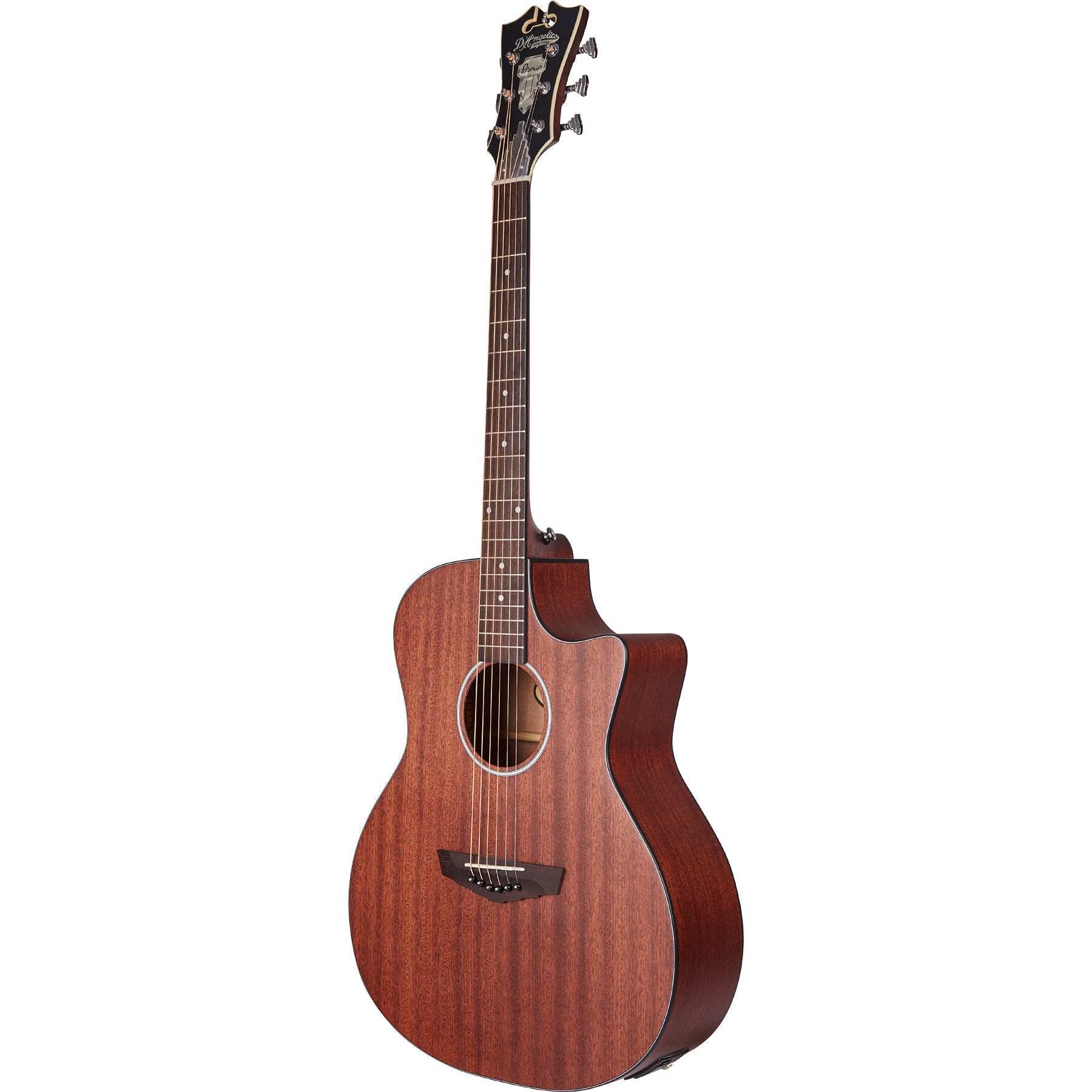 D'Angelico DAPLSG200MAHCP Premier Gramercy LS Acoustic Electric Guitar, Mahogany