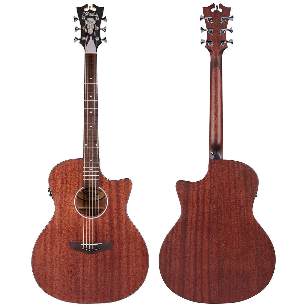 D'Angelico DAPLSG200MAHCP Premier Gramercy LS Acoustic Electric Guitar, Mahogany