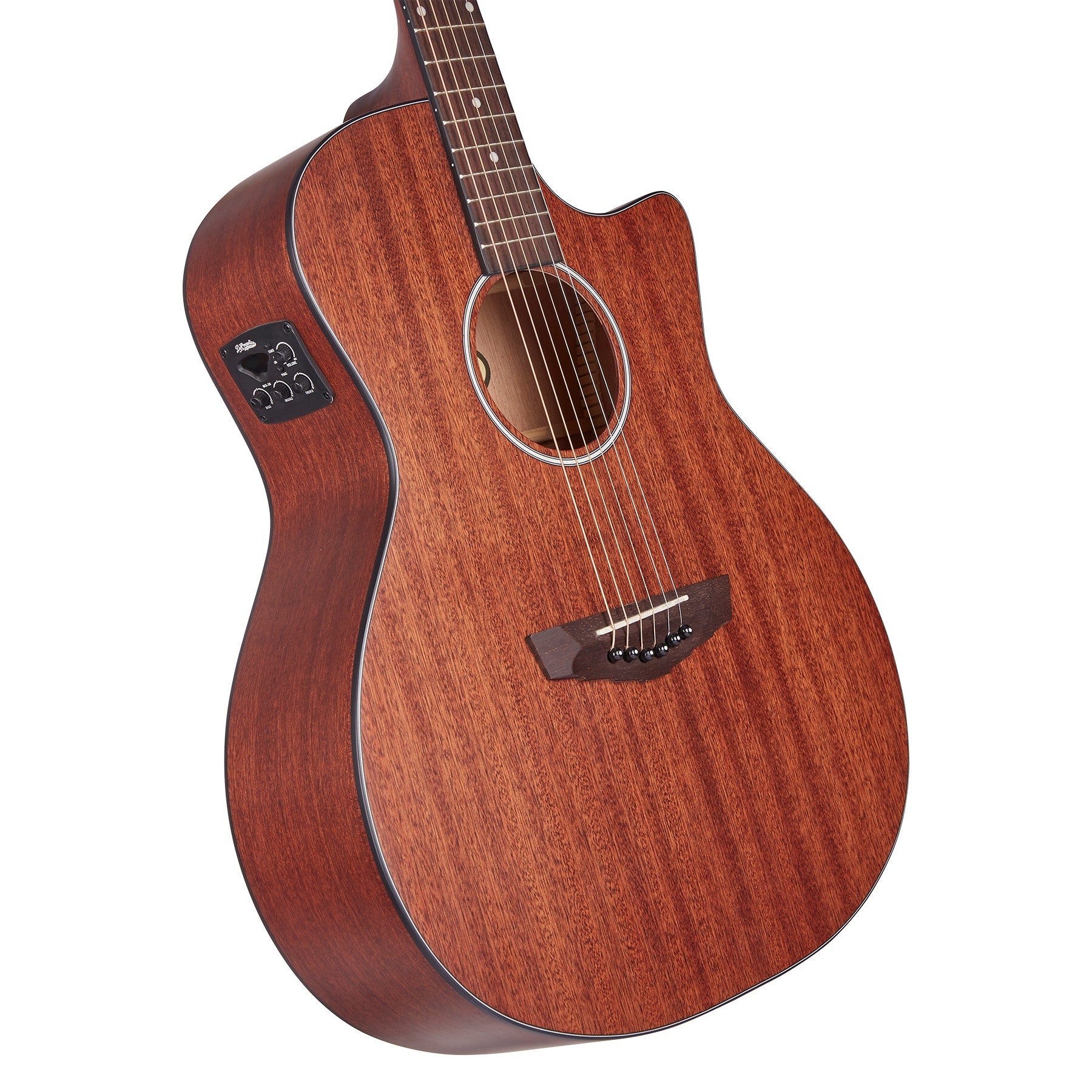 D'Angelico DAPLSG200MAHCP Premier Gramercy LS Acoustic Electric Guitar, Mahogany