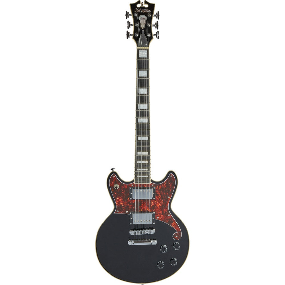 D'Angelico Guitars Premier Brighton Electric Guitar, Ovangkol Fingerboard, Black