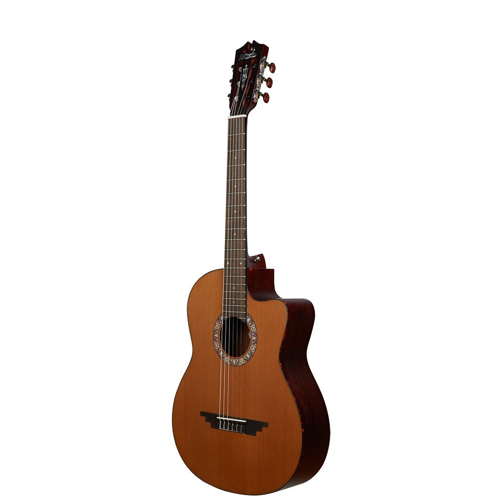 D'Angelico Guitars DAPMALCED Premier Malta Classical Acoustic Guitar, Cedar Top