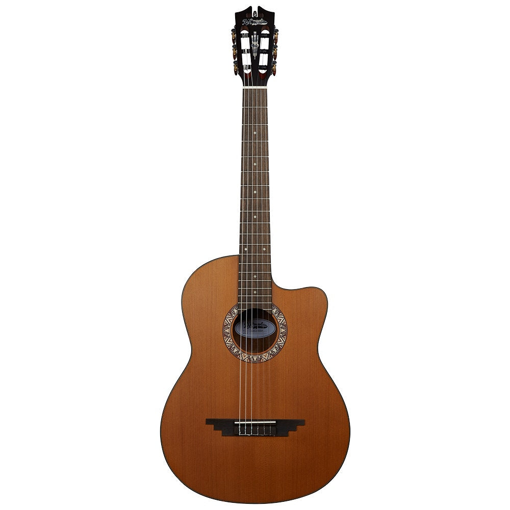 D'Angelico Guitars DAPMALCED Premier Malta Classical Acoustic Guitar, Cedar Top