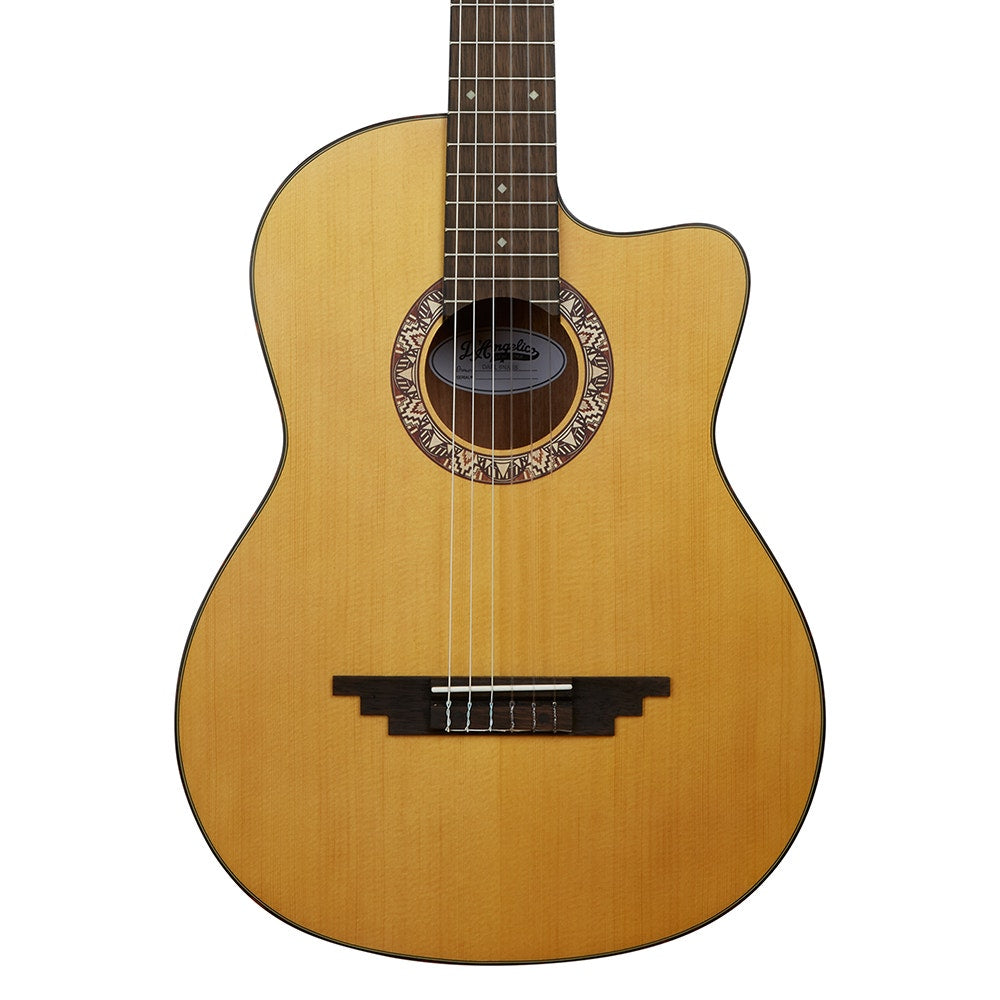 D'Angelico Guitars DAPMALSPR Premier Malta Classical Acoustic Guitar, Spruce Top