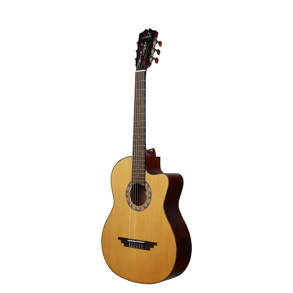 D'Angelico Guitars DAPMALSPR Premier Malta Classical Acoustic Guitar, Spruce Top