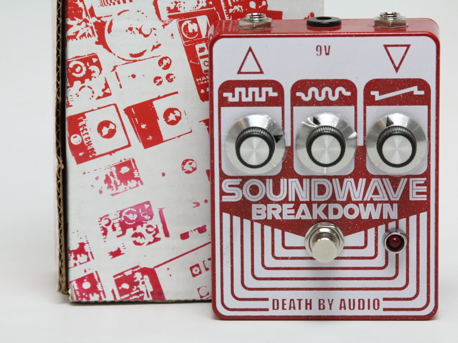 Death by Audio Soundwave Breakdown Fuzz / Distortion Guitar Effects Pedal (Open Box)