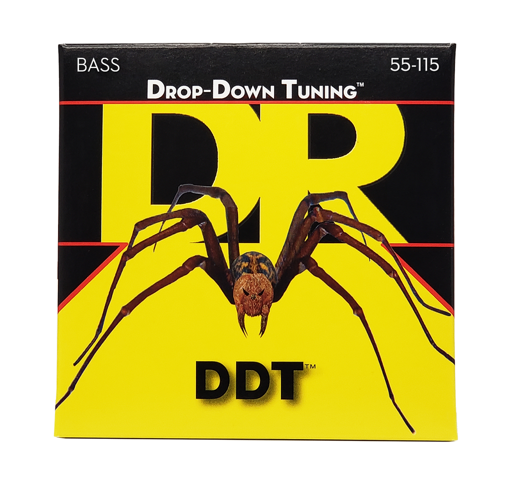 DR Strings DDT Drop Down Tuning Bass Strings: Extra Heavy 55-115