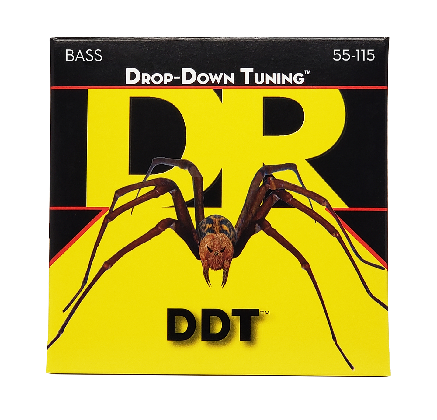 DR Strings DDT Drop Down Tuning Bass Strings: Extra Heavy 55-115