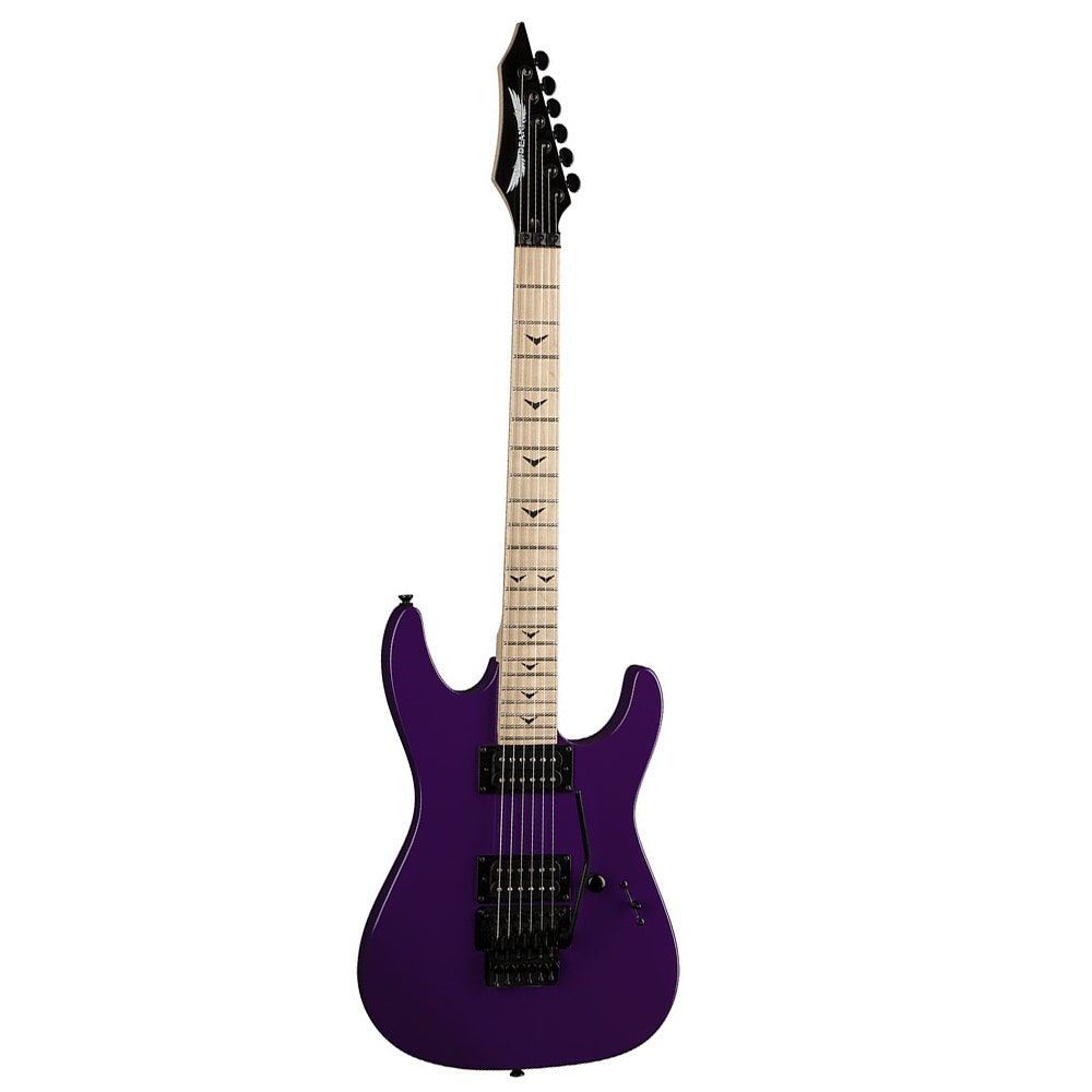 Dean Custom Zone II Floyd Solid-Body Electric Guitar in Purple