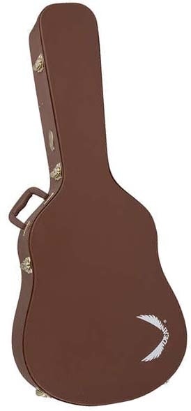 Dean Dreadnought Acoustic Guitar Hardshell Case, Exotica Brown