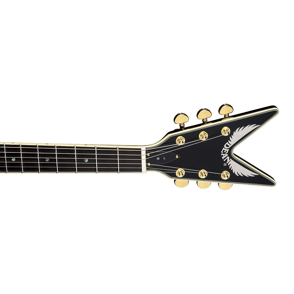 Dean ML 40th Anniversary FM Electric Guitar, Flame Maple Top, Ebony Fingerboard - Trans Black