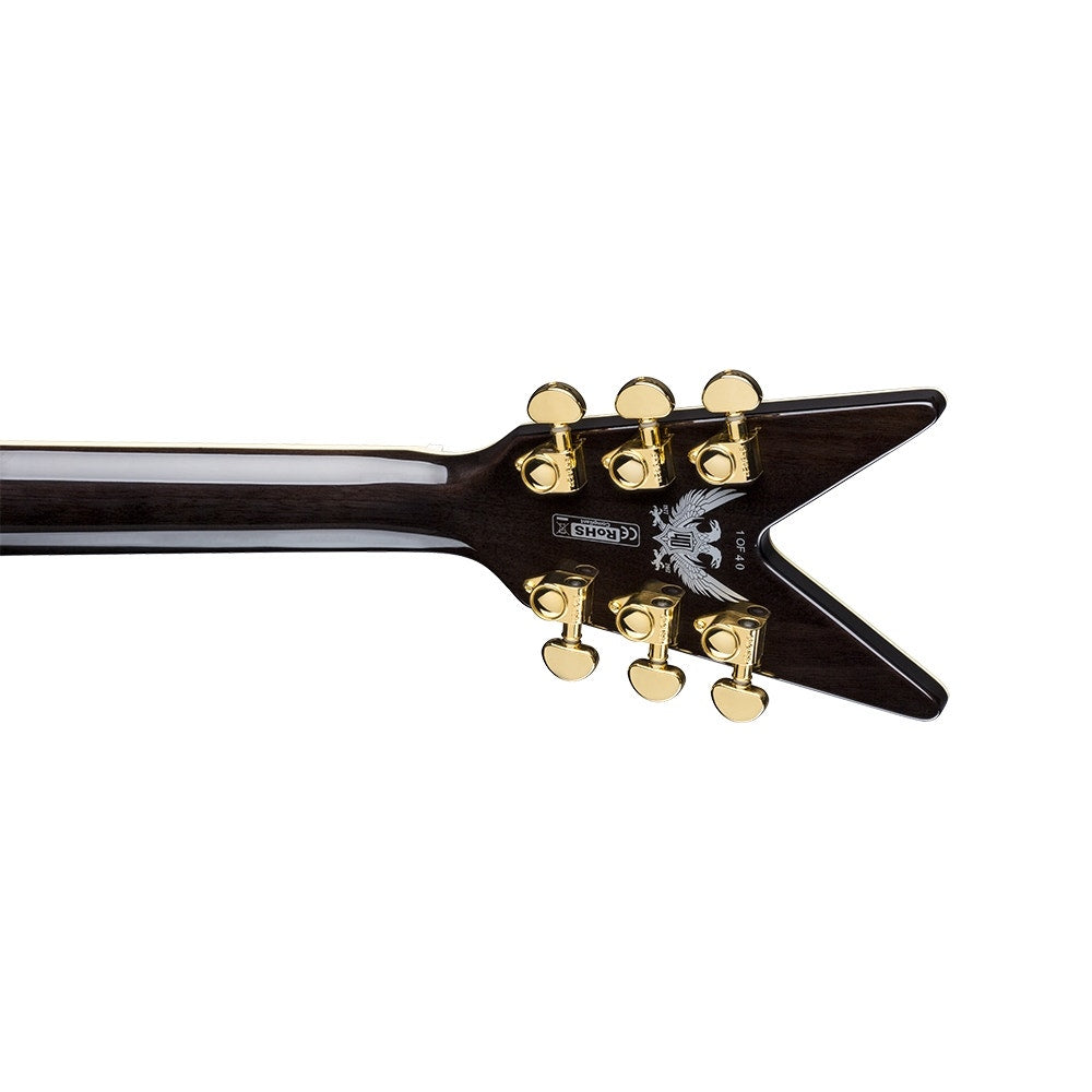 Dean ML 40th Anniversary FM Electric Guitar, Flame Maple Top, Ebony Fingerboard - Trans Black