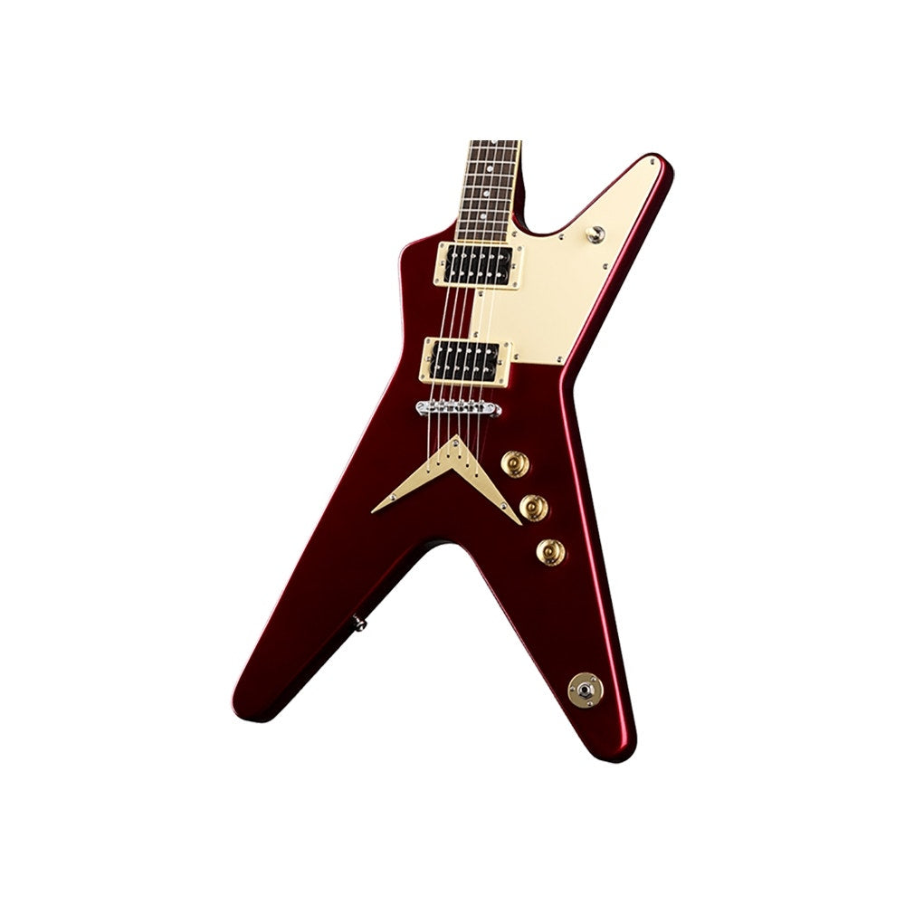 Dean ML 79 Standard Electric Guitar with Half Pickguard - Metallic Red