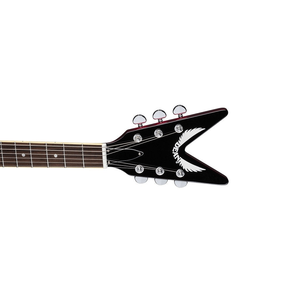 Dean ML 79 Standard Electric Guitar with Half Pickguard - Metallic Red