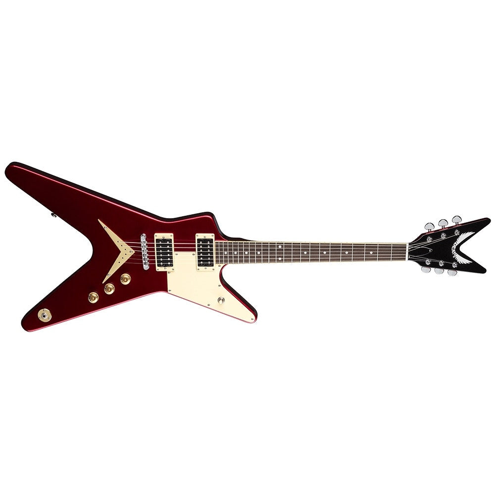 Dean ML 79 Standard Electric Guitar with Half Pickguard - Metallic Red