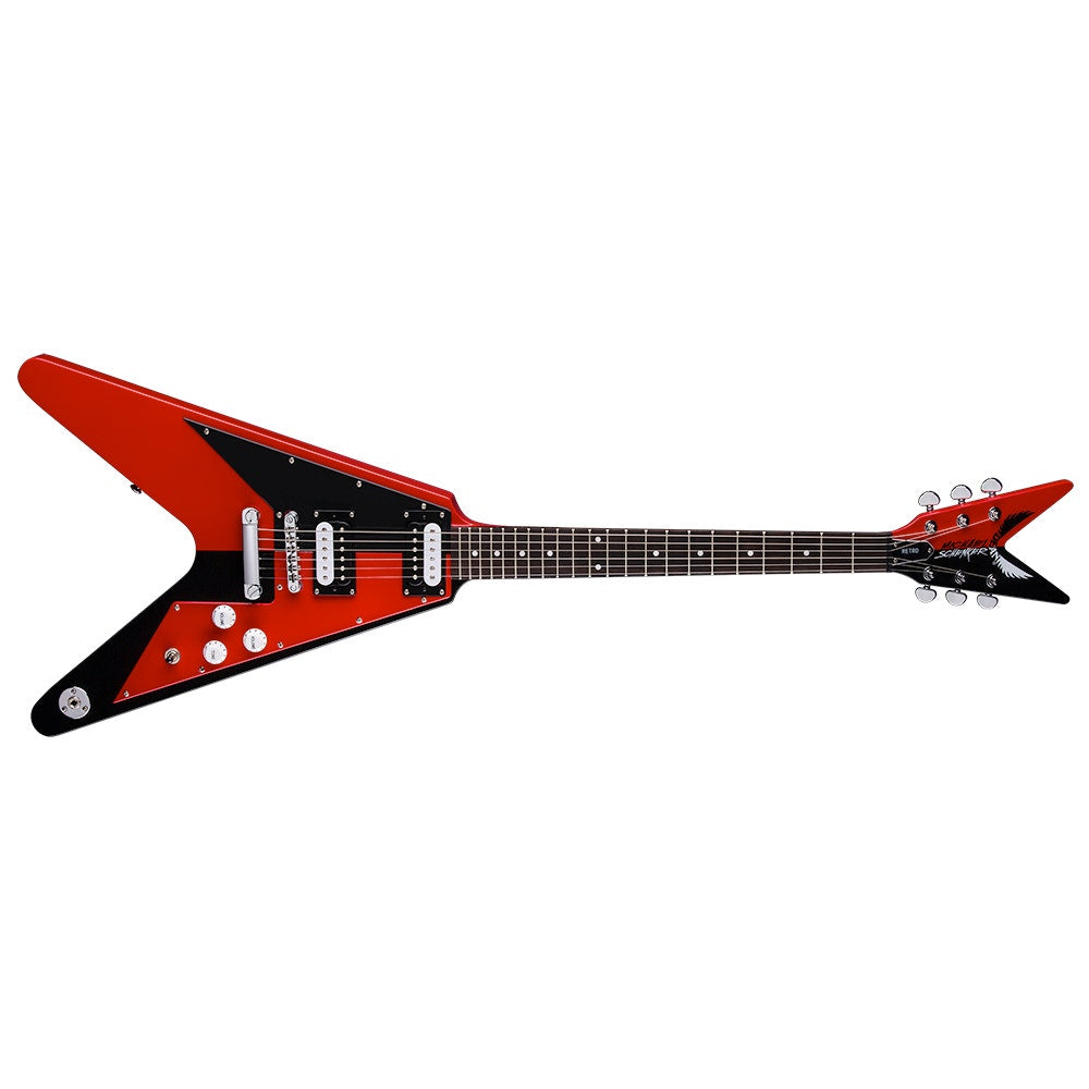 Dean Michael Schenker Signature Retro Electric Guitar in Red/Black