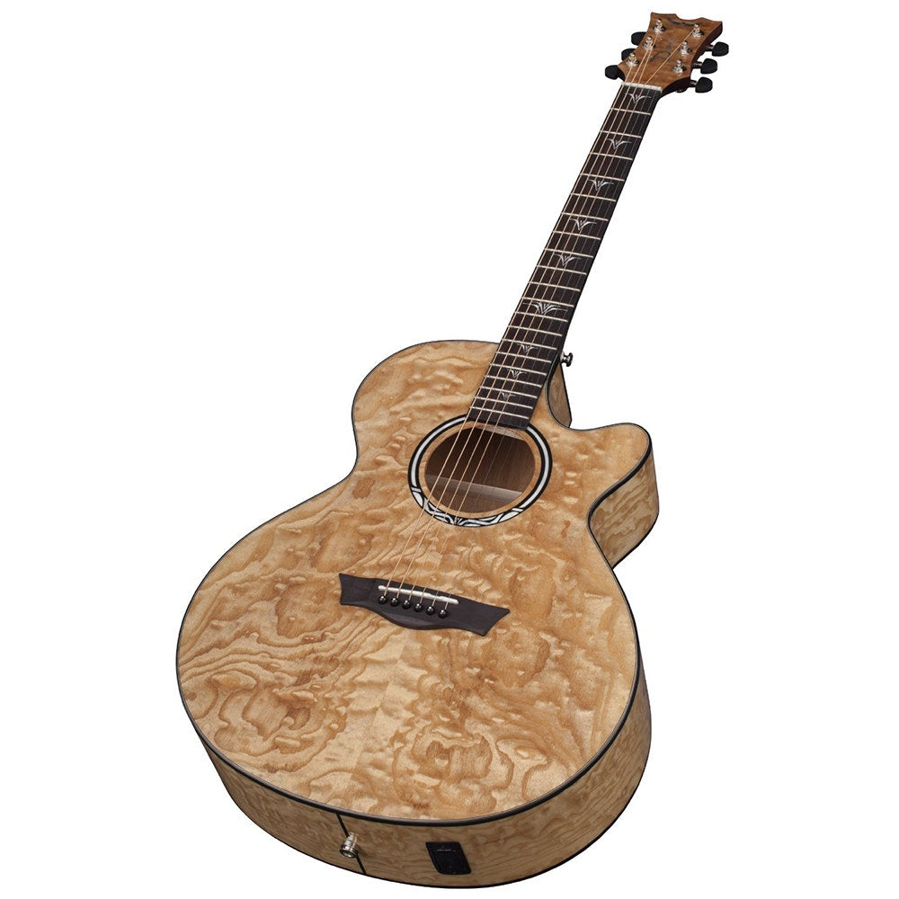 Dean Guitars PE-UQA-GN Performer Ultra Quilt Ash Acoustic-Electric Guitar in Gloss Natural