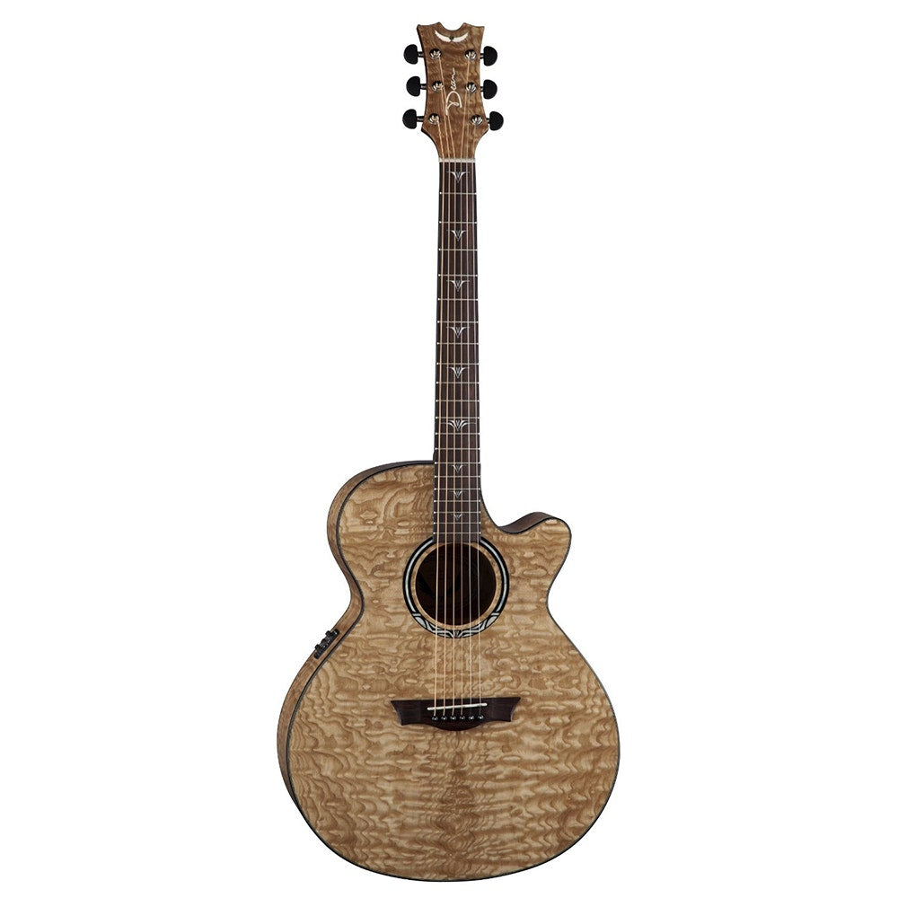 Dean Guitars PE-UQA-GN Performer Ultra Quilt Ash Acoustic-Electric Guitar in Gloss Natural