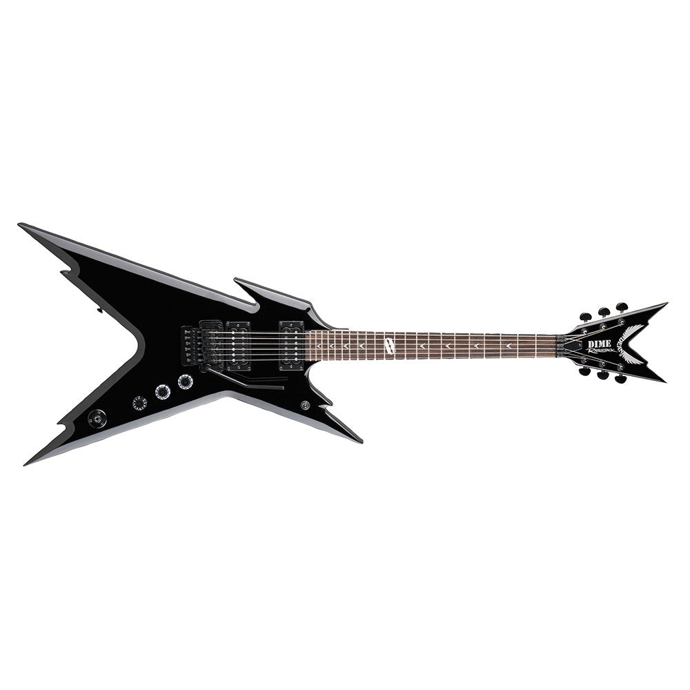 Dean RZR DB F CBK Razorback Dimebag Floyd Rose Electric Guitar in Classic Black with Case