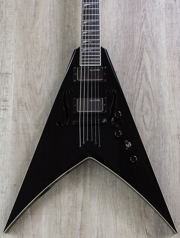 Dean STRADIVMNT CBK V Dave Mustaine StradiVMNT Electric Guitar with Case - Classic Black (Open Box)