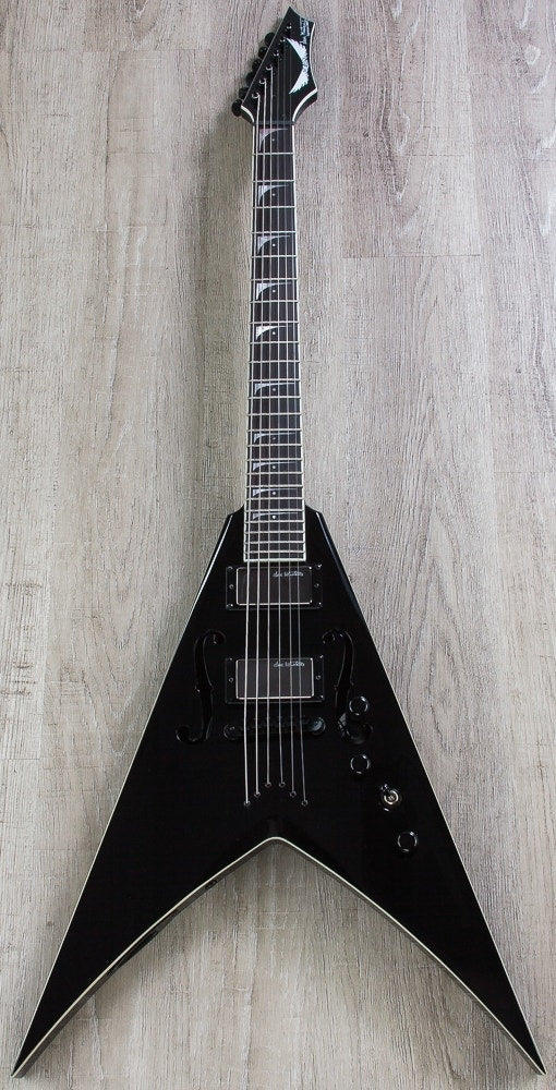 Dean STRADIVMNT CBK V Dave Mustaine StradiVMNT Electric Guitar with Case - Classic Black (Open Box)
