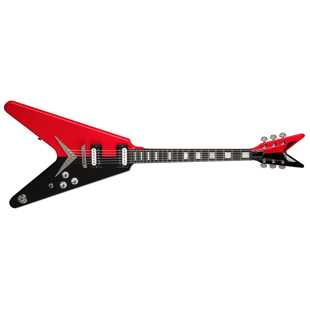 Dean US151256 USA Michael Schenker Limited Edition Electric Guitar (29/50) with Deluxe Hard Case - Red/Black