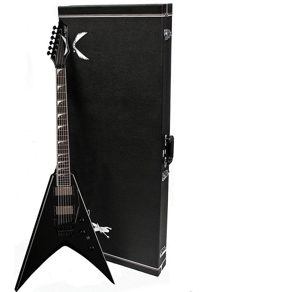 Dean V Dave Mustaine Floyd Electric Guitar with Hard Case - Classic Black