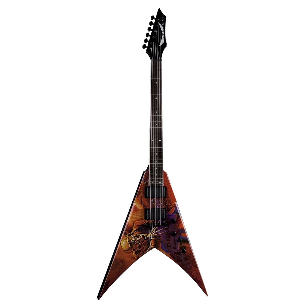 Dean VMNT PS Dave Mustaine Signature V Electric Guitar - Peace Sells Graphic