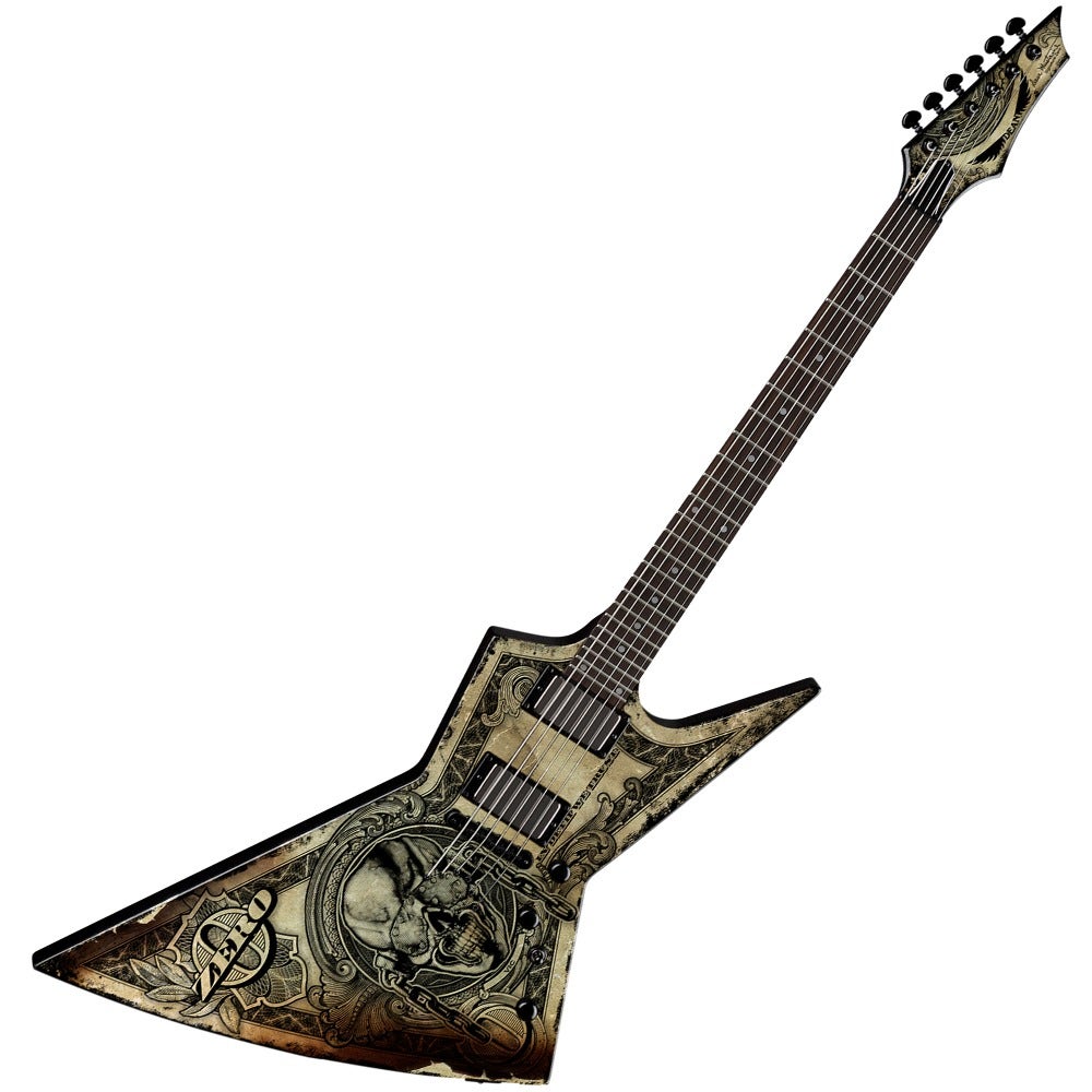 Dean Guitars Zero Dave Mustaine Signature Series In Deth We Trust Electric Guitar Graphic Finish