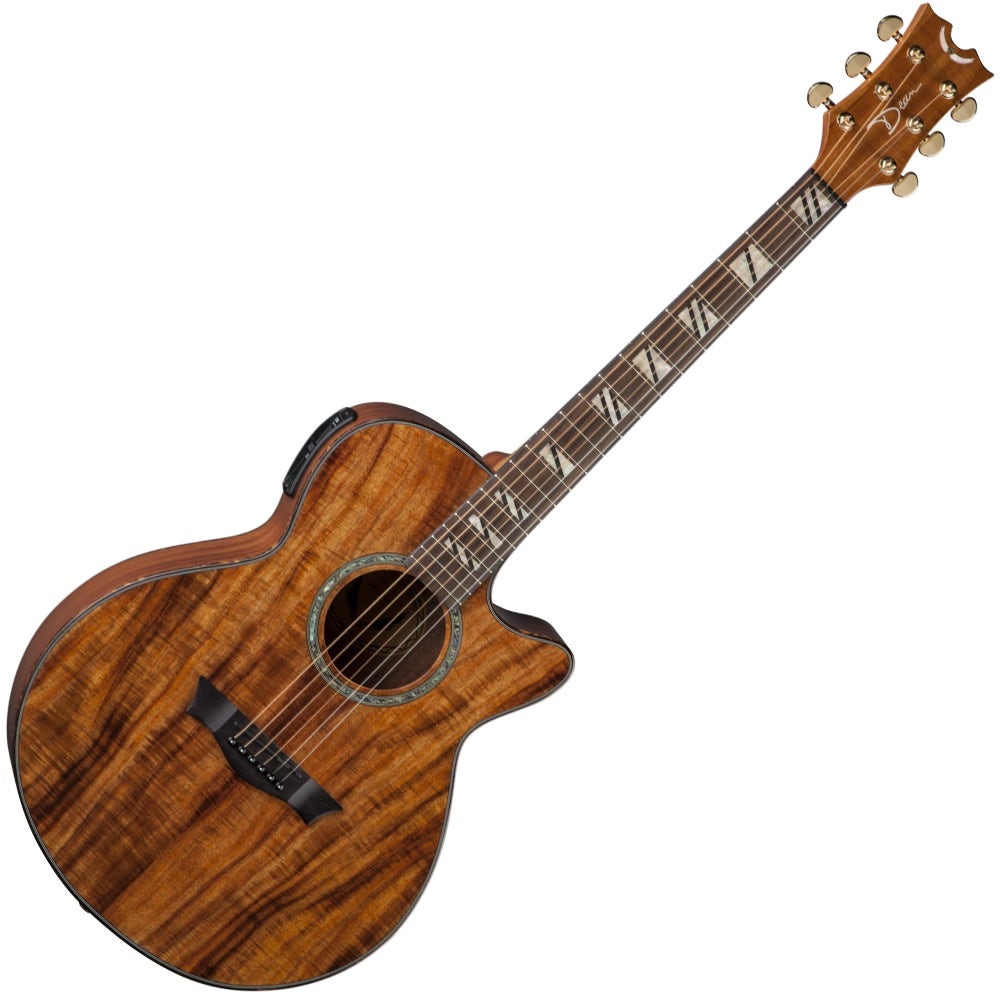 Dean Performer Acoustic-Electric Guitar with Aphex and Koa Top, Back & Sides