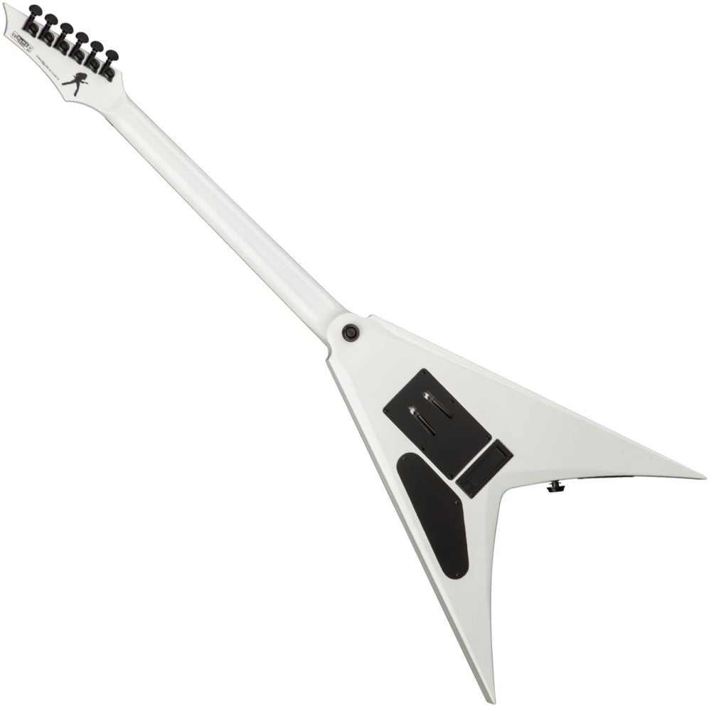 Dean Guitars Dave Mustaine V Electric Guitar with Floyd Rose Tremolo (Classic White) with Hardshell Case