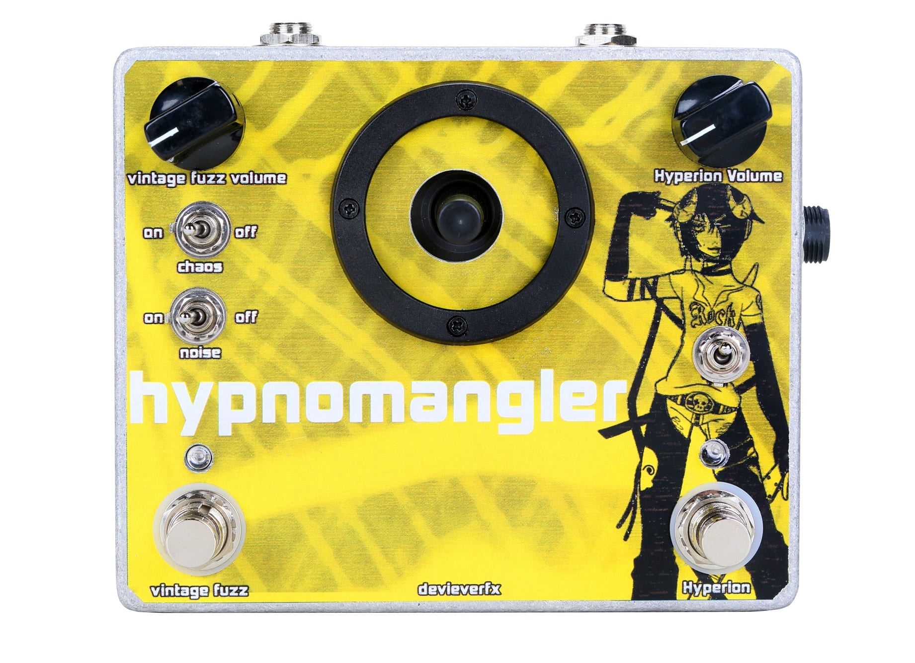 Devi Ever Hypnomangler Fuzz Pedal Guitar Effect Pedal with Joystick Controlled Gain
